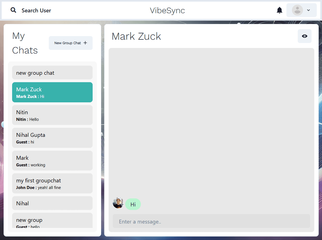 VibeSync project screenshot